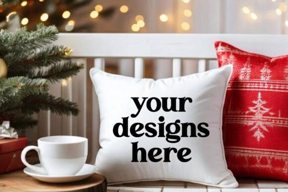 Download Christmas Pillow Mockup Vol- 3 - Christmas Collection