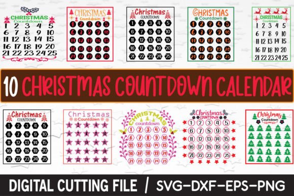 Download 10 Christmas Countdown Bundle - Christmas Collection