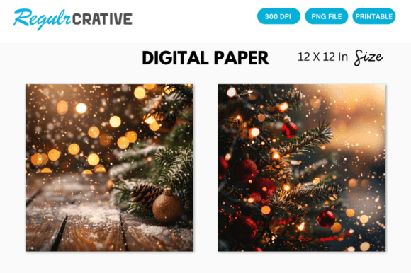Download Xmas Background, Christmas Digital Paper - Christmas Collection