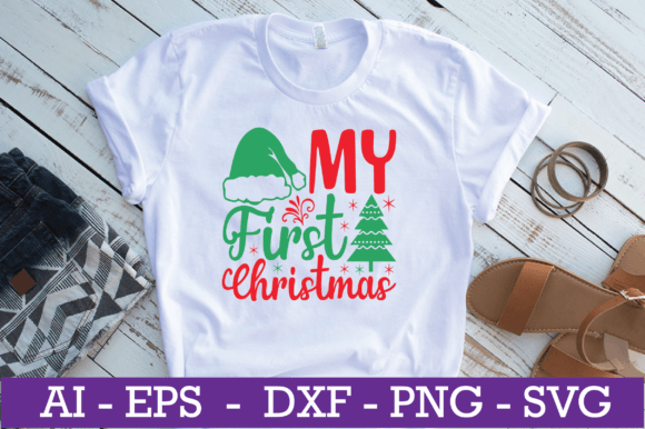 Download My First Christmas SVG Design - Christmas Collection