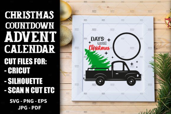 Download Christmas Countdown, Advent Calendar SVG - Christmas Collection