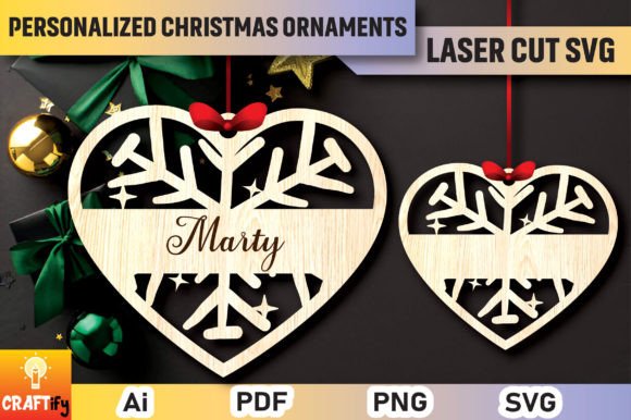 Download Personalized Christmas Ornaments SVG - Christmas Collection